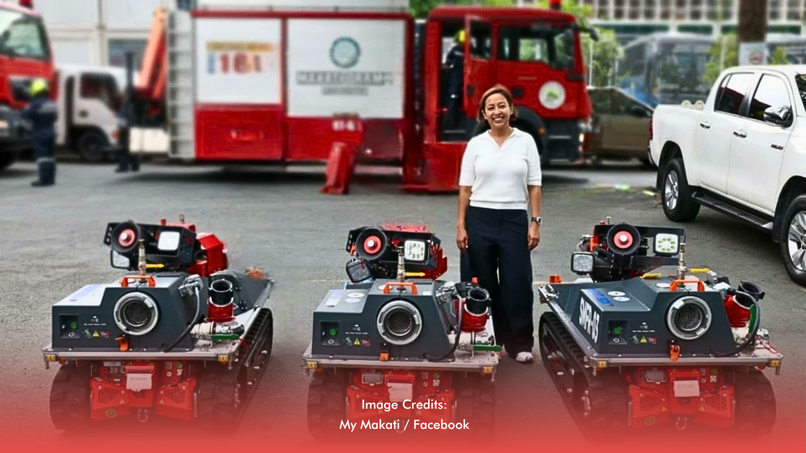 Makati Enhances Emergency Response With Firefighting Robots